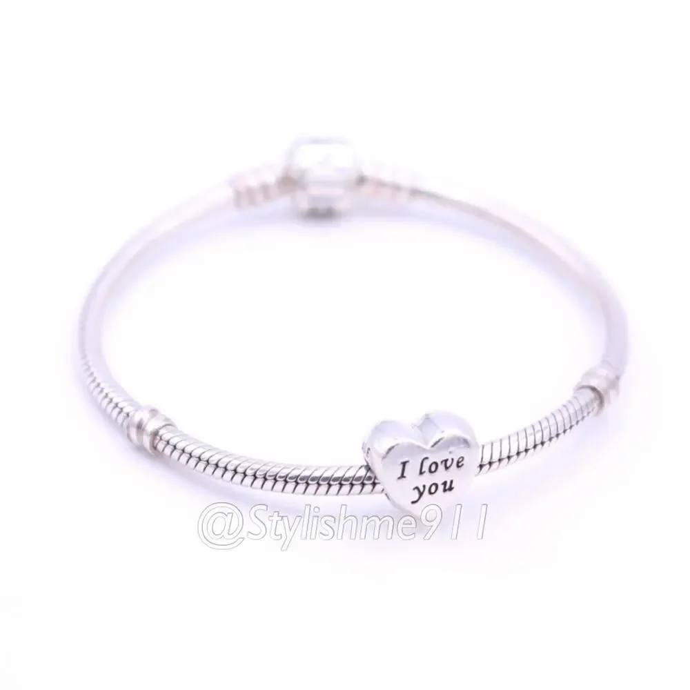 Authentic PANDORA Retired Words of Love Charm